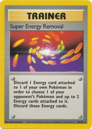 Super Energy Removal (79/102) [Base Set Unlimited] | Card Citadel