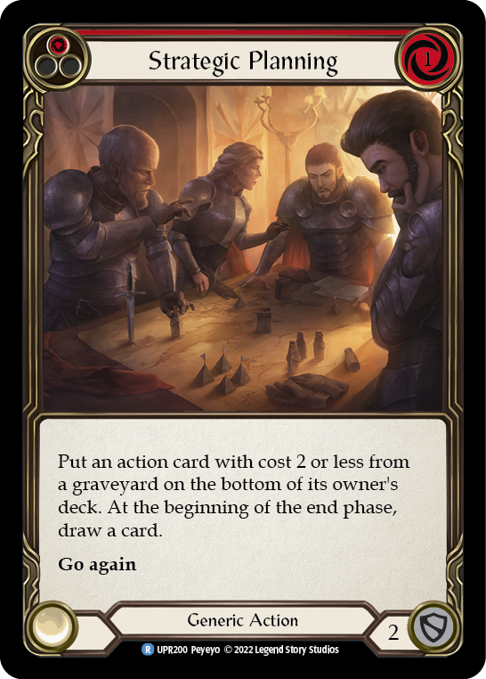 Strategic Planning (Red) [UPR200] (Uprising) | Card Citadel