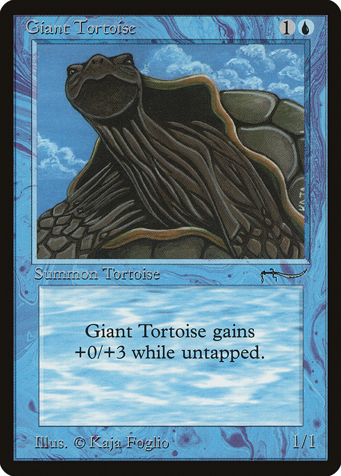 Giant Tortoise (Light Mana Cost) [Arabian Nights] | Card Citadel