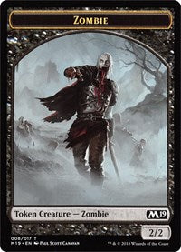 Zombie // Thopter Double-sided Token (Game Night) [Core Set 2019 Tokens] | Card Citadel