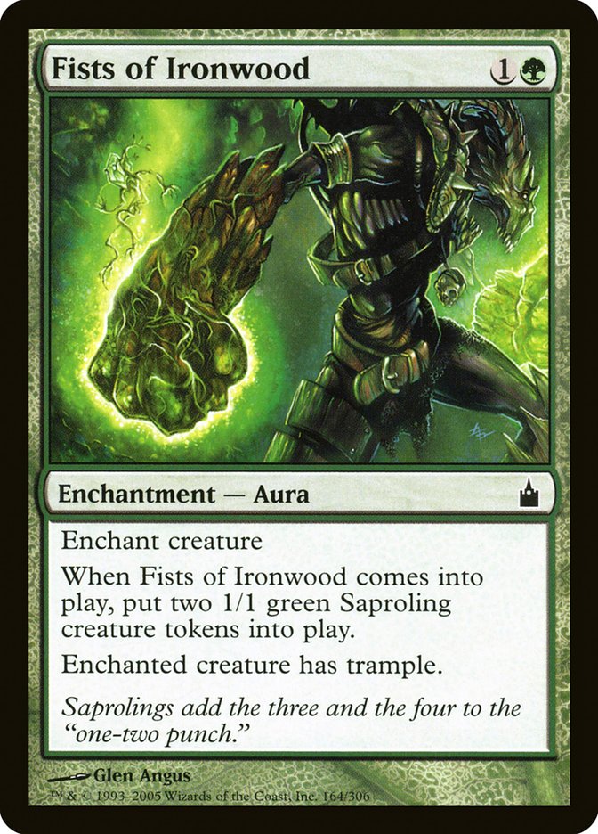Fists of Ironwood [Ravnica: City of Guilds] | Card Citadel