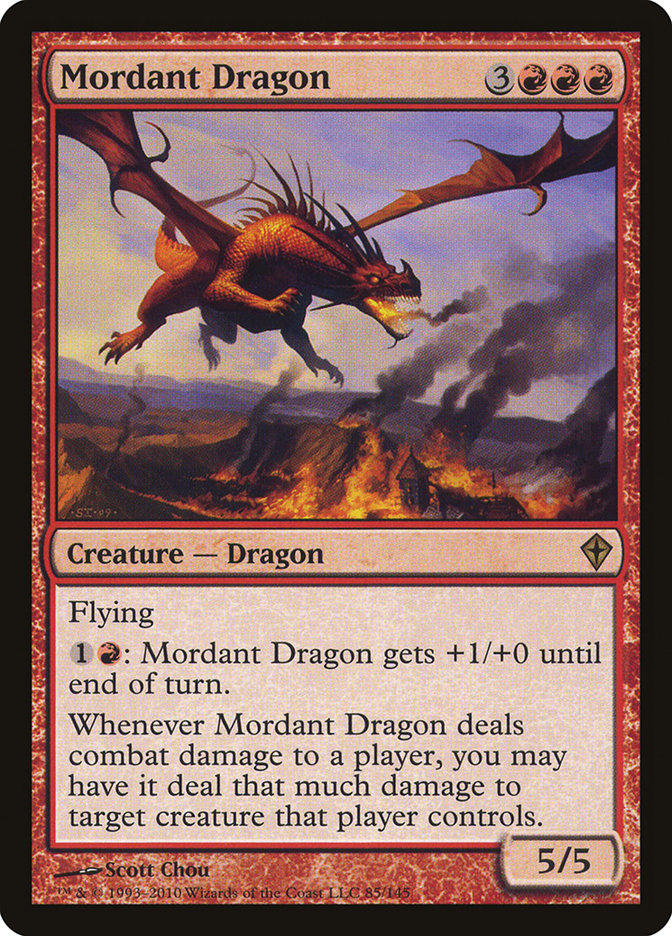 Mordant Dragon [Worldwake] | Card Citadel