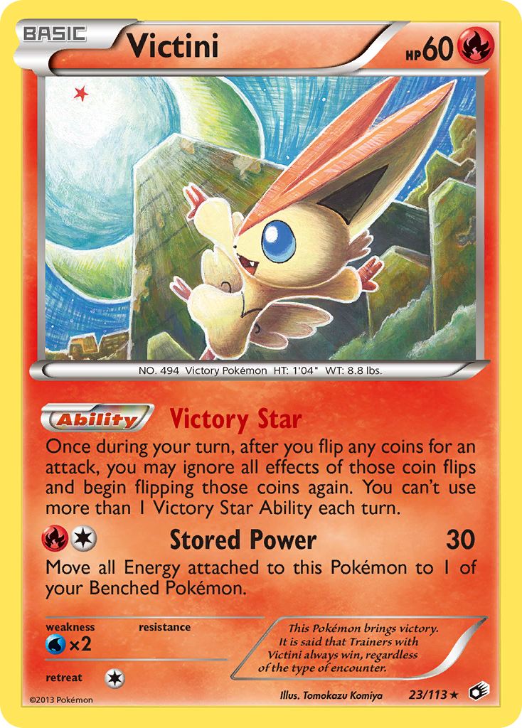 Victini (23/113) (Theme Deck Exclusive) [Black & White: Legendary Treasures] | Card Citadel