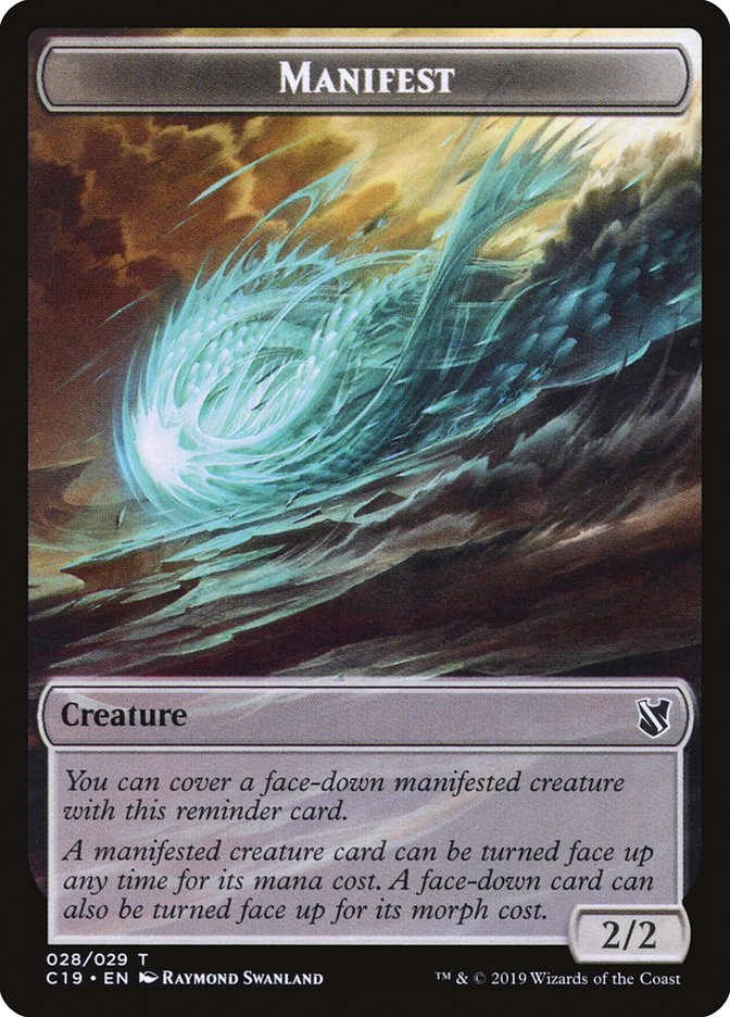 Manifest [Commander 2019 Tokens] | Card Citadel