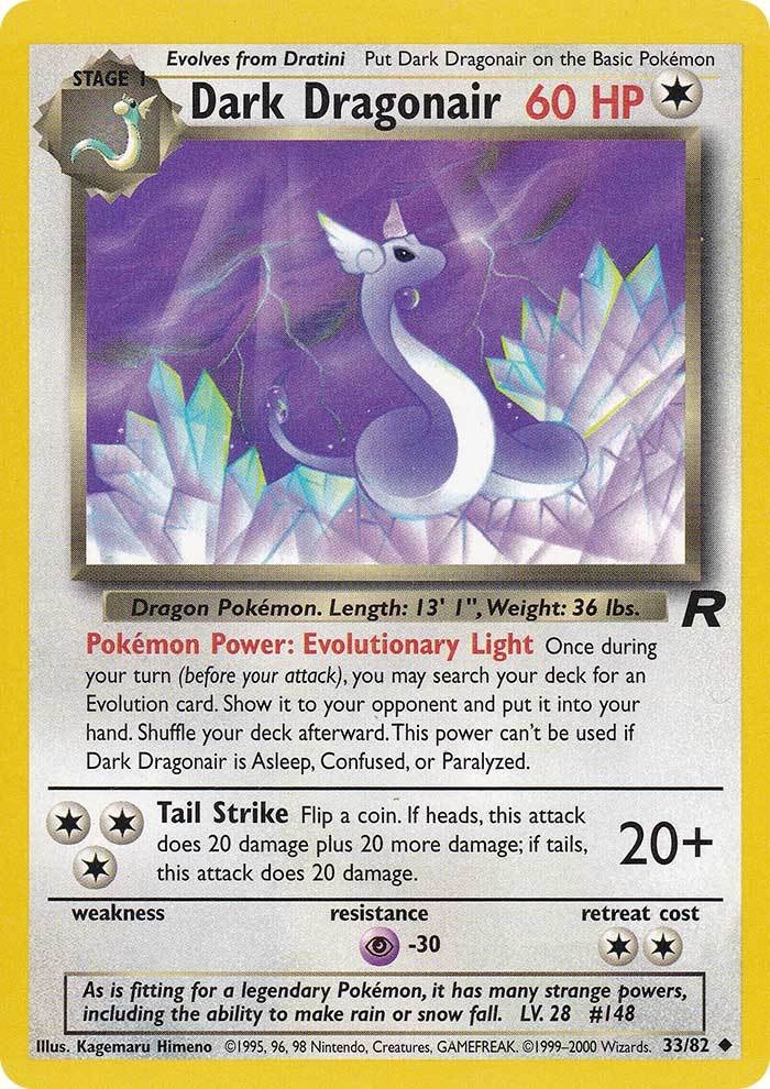 Dark Dragonair (33/82) [Team Rocket Unlimited] | Card Citadel