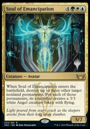 Soul of Emancipation (Promo Pack) [Streets of New Capenna Promos] | Card Citadel