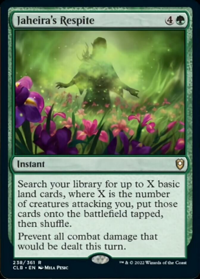Jaheira's Respite [Commander Legends: Battle for Baldur's Gate] | Card Citadel