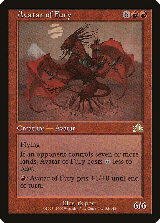 Avatar of Fury [Prophecy] | Card Citadel