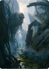 Swamp 2 Art Card [Zendikar Rising Art Series] | Card Citadel