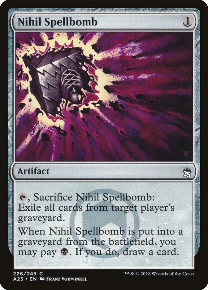 Nihil Spellbomb [Masters 25] | Card Citadel