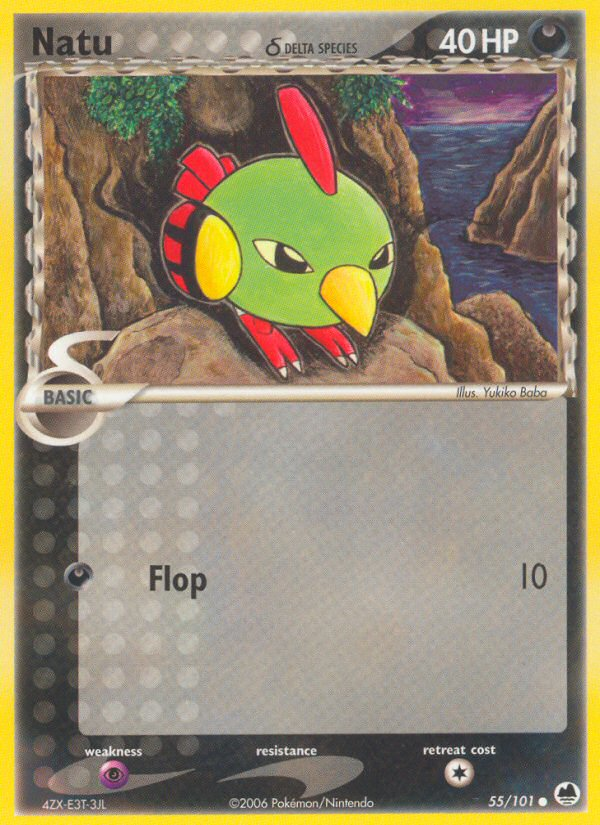 Natu (55/101) (Delta Species) [EX: Dragon Frontiers] | Card Citadel