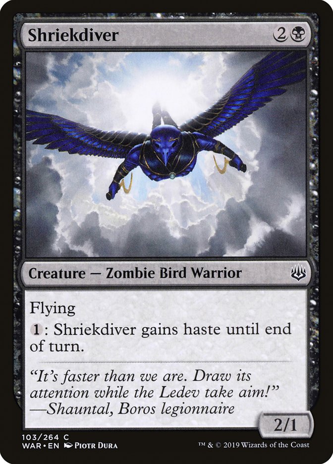 Shriekdiver [War of the Spark] | Card Citadel