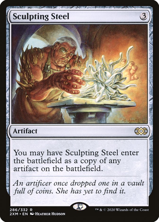 Sculpting Steel [Double Masters] | Card Citadel