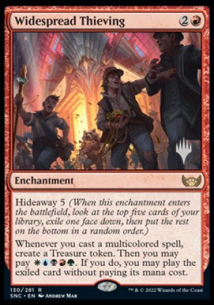 Widespread Thieving (Promo Pack) [Streets of New Capenna Promos] | Card Citadel