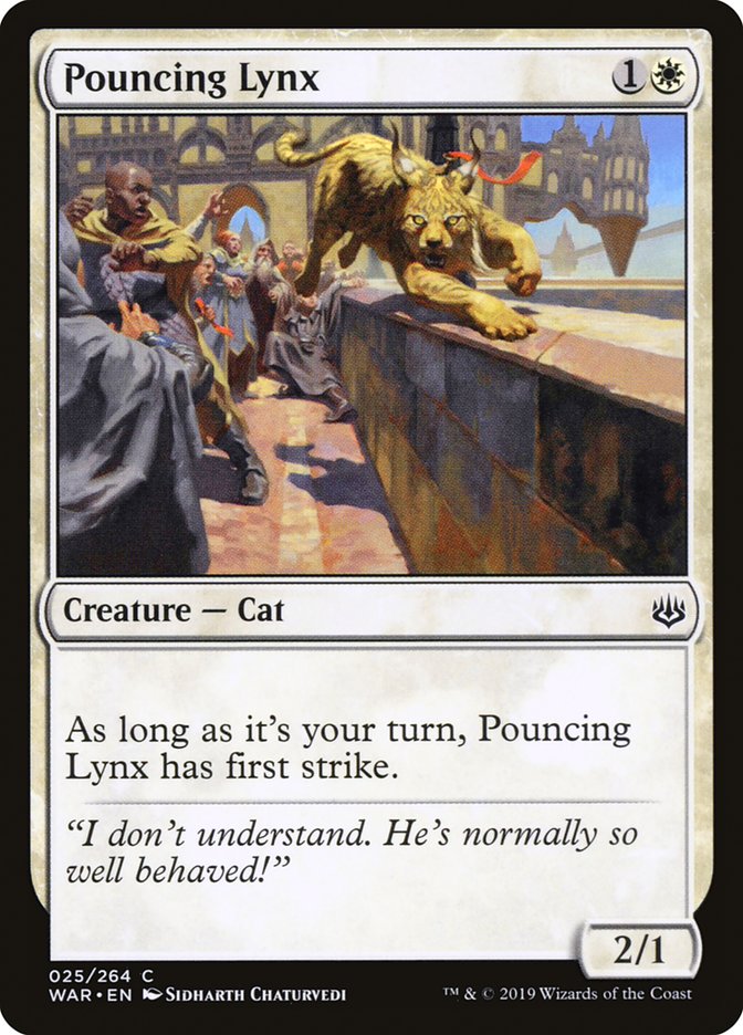 Pouncing Lynx [War of the Spark] | Card Citadel