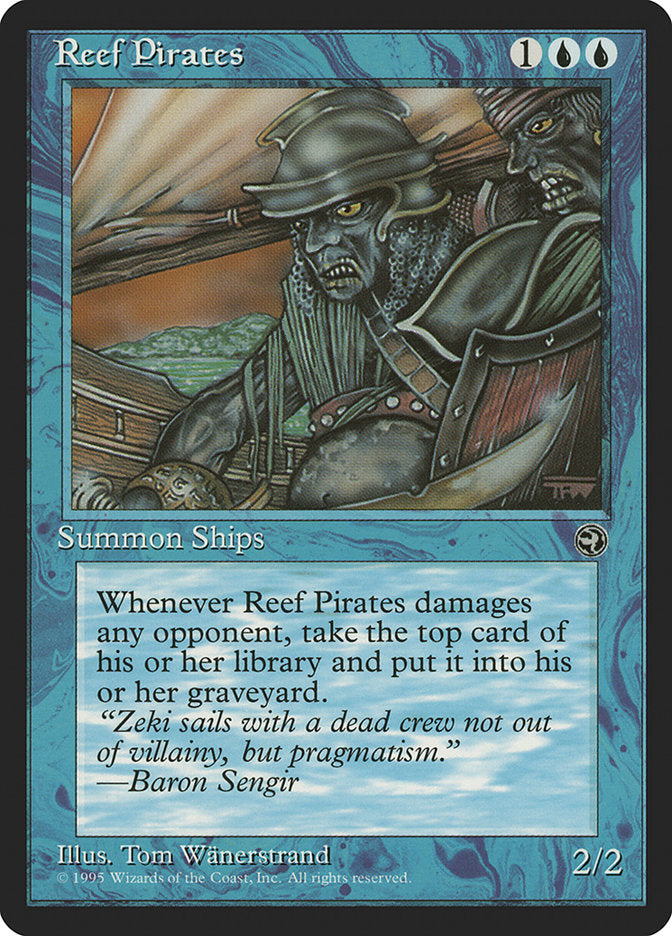 Reef Pirates (Baron Sengir Flavor Text) [Homelands] | Card Citadel