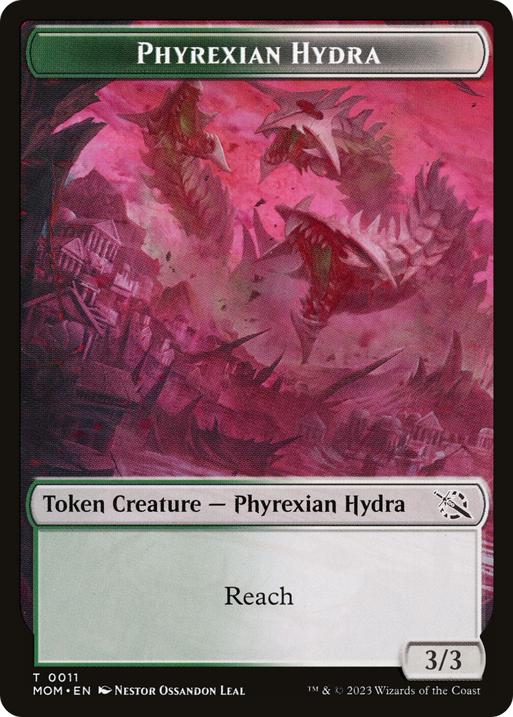 Phyrexian Myr // Phyrexian Hydra (11) Double-Sided Token [March of the Machine Tokens] | Card Citadel