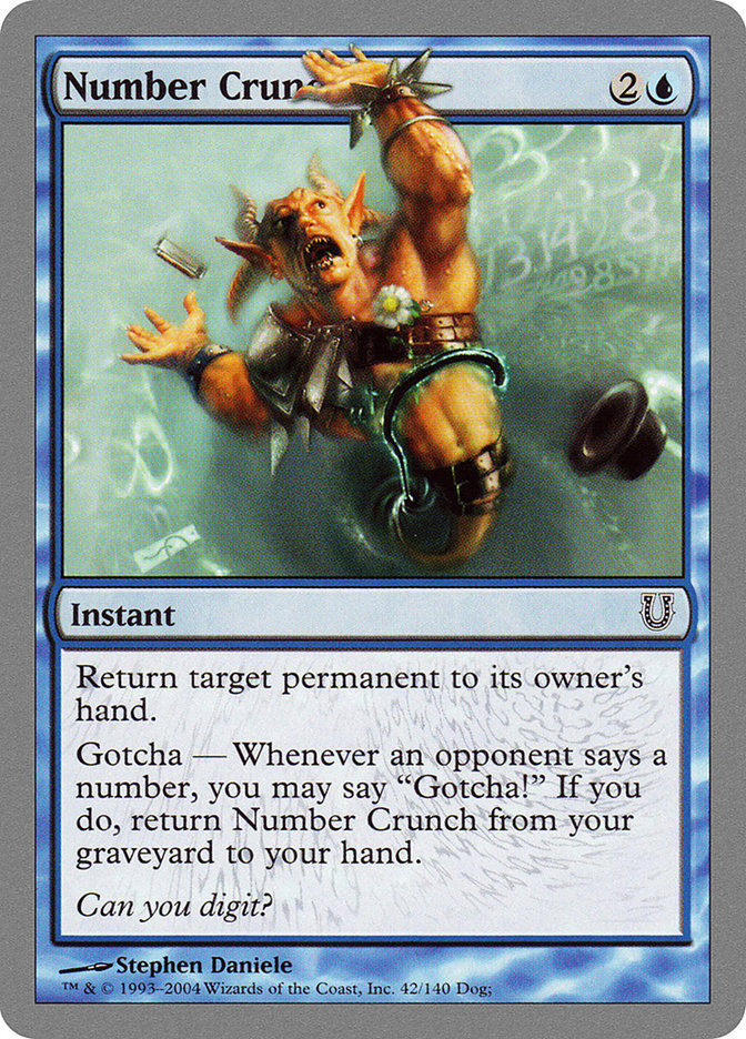 Number Crunch [Unhinged] | Card Citadel