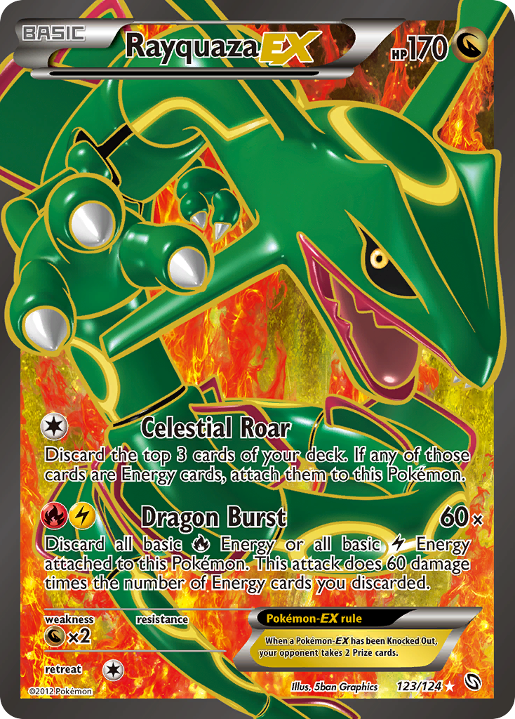 Rayquaza EX (123/124) [Black & White: Dragons Exalted] | Card Citadel