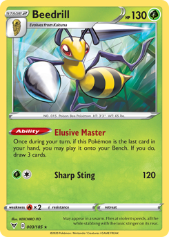 Beedrill (003/185) [Sword & Shield: Vivid Voltage] | Card Citadel