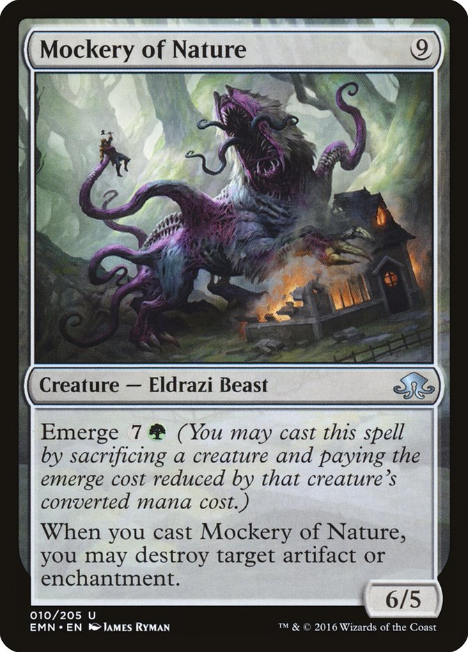 Mockery of Nature [Eldritch Moon] | Card Citadel