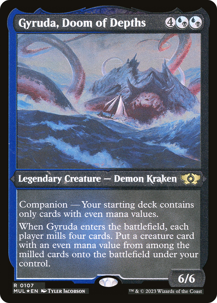 Gyruda, Doom of Depths (Foil Etched) [Multiverse Legends] | Card Citadel