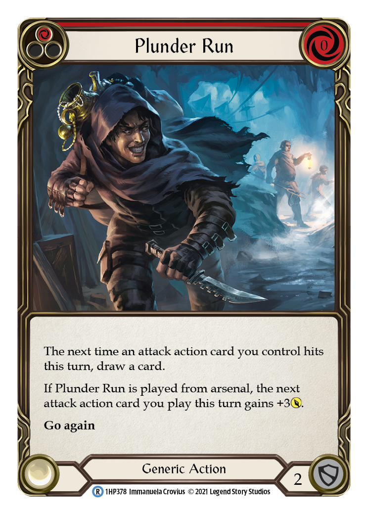 Plunder Run (Red) [1HP378] | Card Citadel