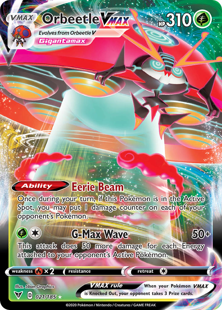Orbeetle VMAX (021/185) [Sword & Shield: Vivid Voltage] | Card Citadel