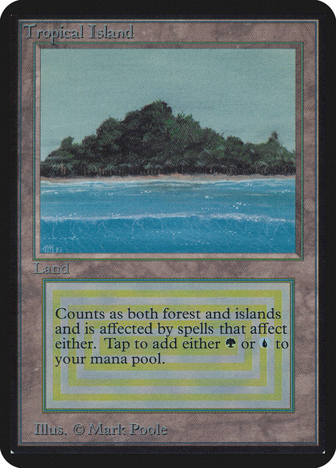 Tropical Island [Limited Edition Alpha] | Card Citadel