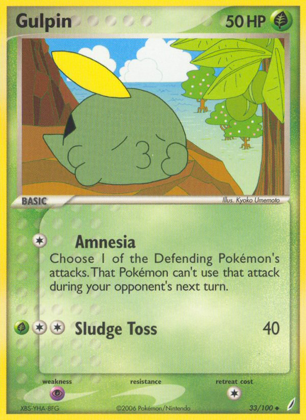 Gulpin (33/100) [EX: Crystal Guardians] | Card Citadel