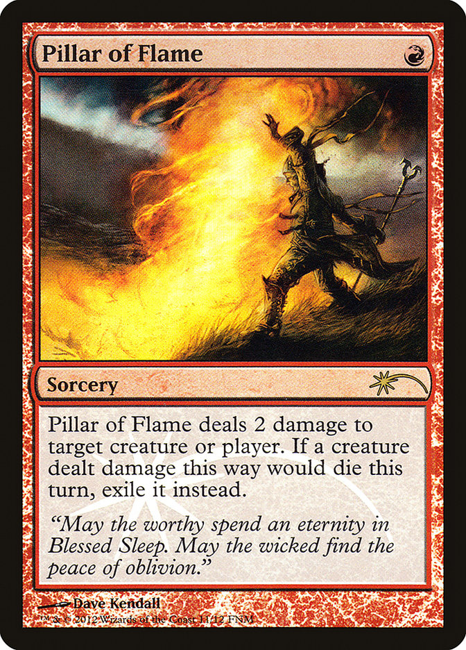Pillar of Flame [Friday Night Magic 2012] | Card Citadel