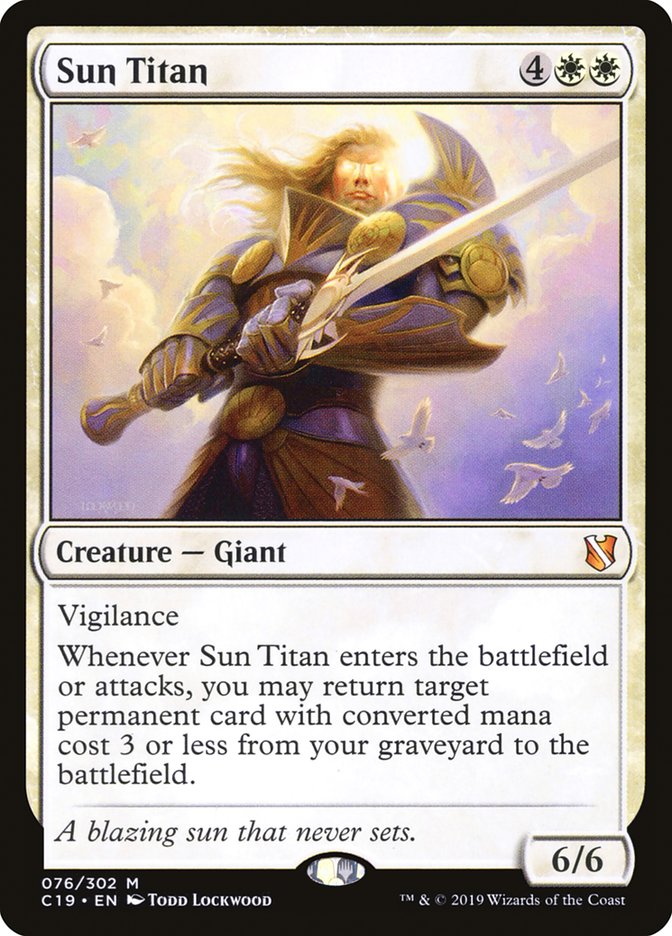 Sun Titan [Commander 2019] | Card Citadel