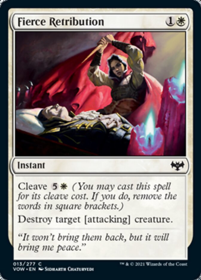 Fierce Retribution [Innistrad: Crimson Vow] | Card Citadel