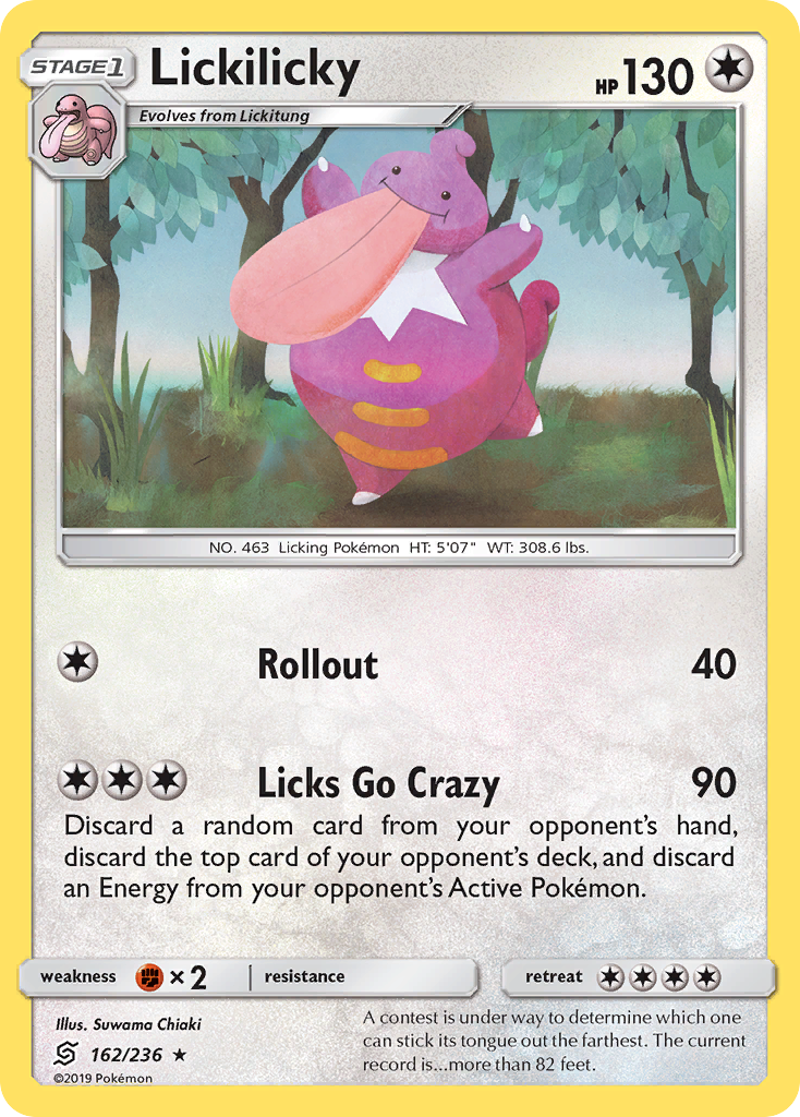 Lickilicky (162/236) [Sun & Moon: Unified Minds] | Card Citadel