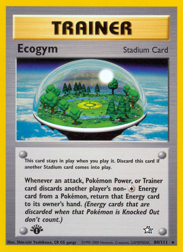 Ecogym (84/111) [Neo Genesis 1st Edition] | Card Citadel