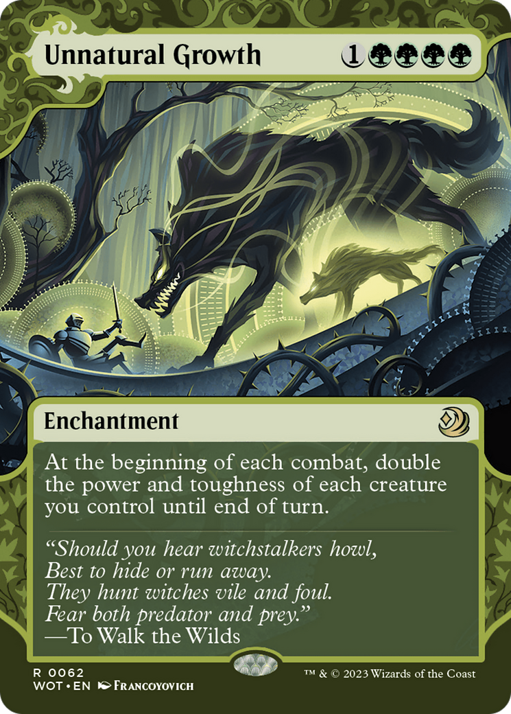 Unnatural Growth [Wilds of Eldraine: Enchanting Tales] | Card Citadel