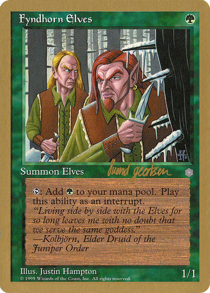 Fyndhorn Elves (Svend Geertsen) [World Championship Decks 1997] | Card Citadel