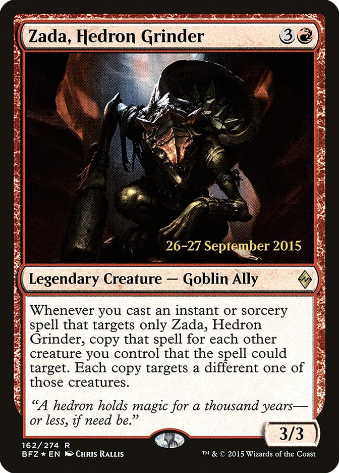Zada, Hedron Grinder (Prerelease Promo) [Battle for Zendikar Prerelease Promos] | Card Citadel