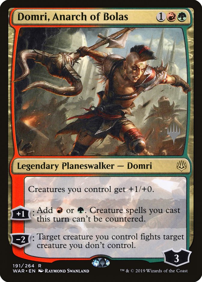 Domri, Anarch of Bolas [War of the Spark Promos] | Card Citadel