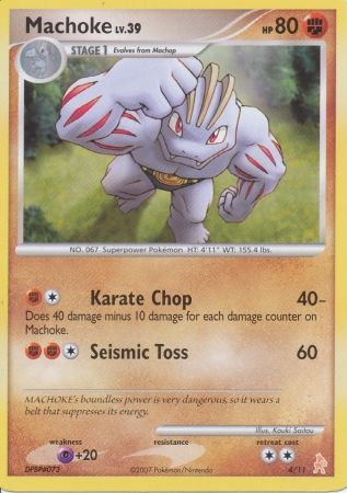 Machoke (4/11) [Diamond & Pearl: Trainer Kit - Lucario] | Card Citadel