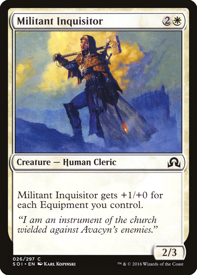 Militant Inquisitor [Shadows over Innistrad] | Card Citadel