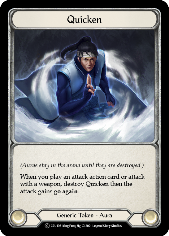 Quicken (Rainbow Foil) [CRU196-RF] Unlimited Rainbow Foil | Card Citadel