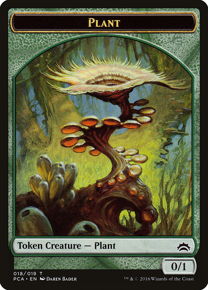 Plant [Planechase Anthology Tokens] | Card Citadel