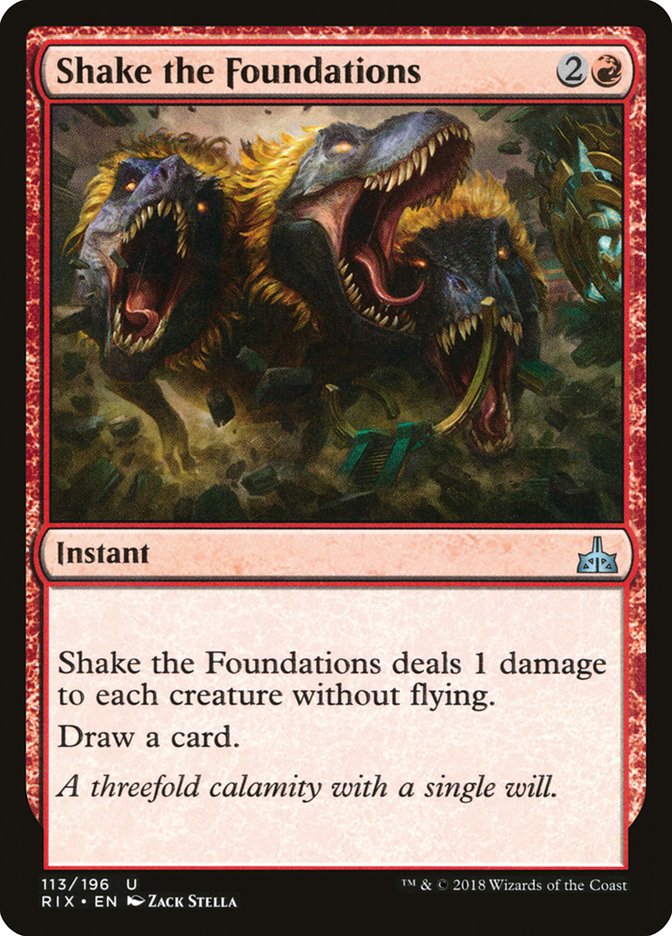 Shake the Foundations [Rivals of Ixalan] | Card Citadel