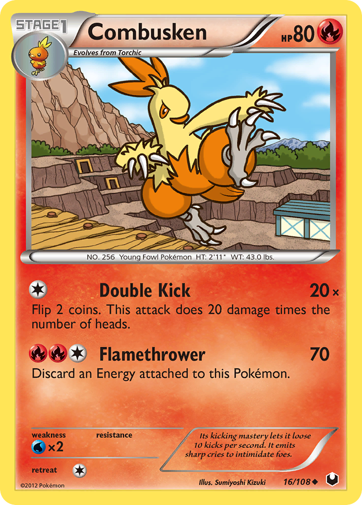 Combusken (16/108) [Black & White: Dark Explorers] | Card Citadel