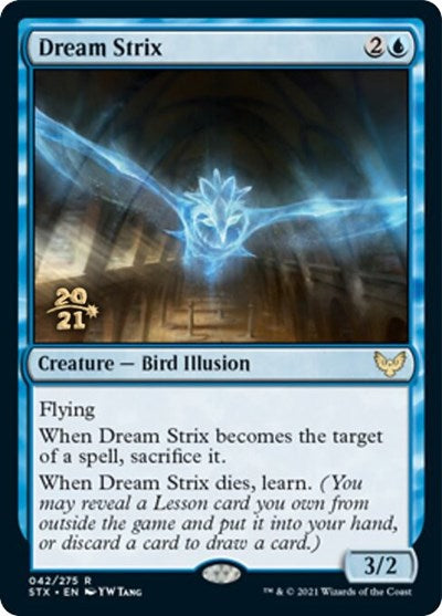 Dream Strix [Strixhaven: School of Mages Prerelease Promos] | Card Citadel