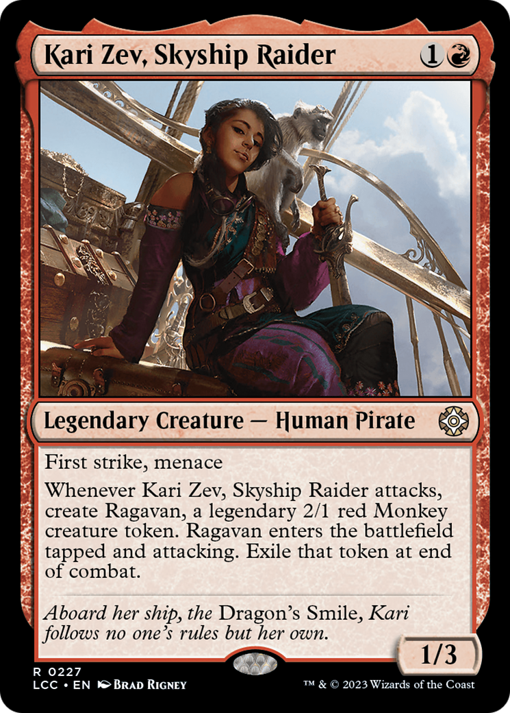 Kari Zev, Skyship Raider [The Lost Caverns of Ixalan Commander] | Card Citadel