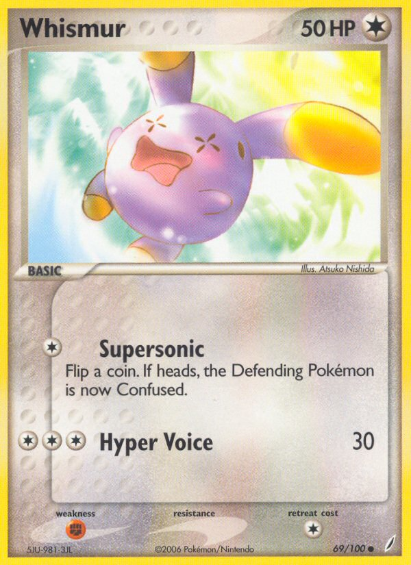 Whismur (69/100) [EX: Crystal Guardians] | Card Citadel