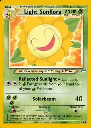 Light Sunflora (72/105) [Neo Destiny Unlimited] | Card Citadel