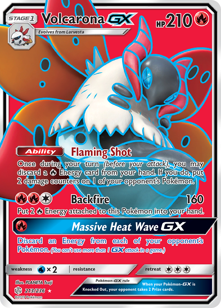 Volcarona GX (213/236) [Sun & Moon: Cosmic Eclipse] | Card Citadel